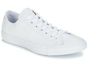 Xαμηλά Sneakers Converse ALL STAR MONOCHROME CUIR OX ΣΤΕΛΕΧΟΣ: Δέρμα & ΕΠΕΝΔΥΣΗ: Ύφασμα & ΕΣ. ΣΟΛΑ: Ύφασμα & ΕΞ. ΣΟΛΑ: Καουτσούκ