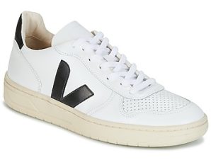 Xαμηλά Sneakers Veja V-10 ΣΤΕΛΕΧΟΣ: Δέρμα βοοειδούς & ΕΠΕΝΔΥΣΗ: Ύφασμα & ΕΣ. ΣΟΛΑ: Συνθετικό & ΕΞ. ΣΟΛΑ: Καουτσούκ