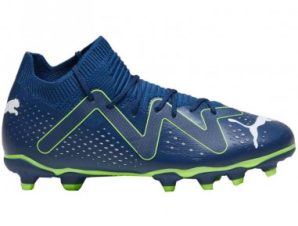 Puma Παιδικά Ποδοσφαιρικά Παπούτσια Ψηλά Future Match με Τάπες και Καλτσάκι Navy Μπλε 107384-03